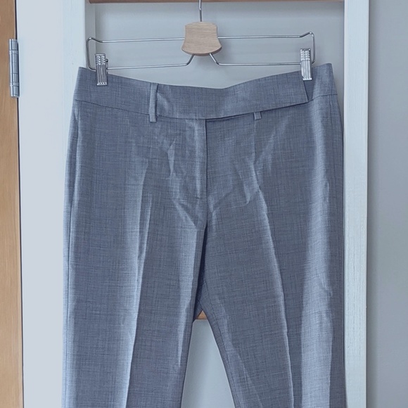 Pink Tartan wool blend grey pants - Picture 1 of 7